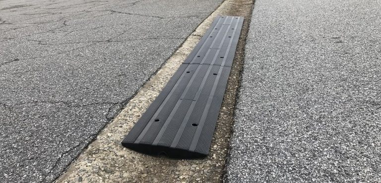 car driveway curb ramp rubber