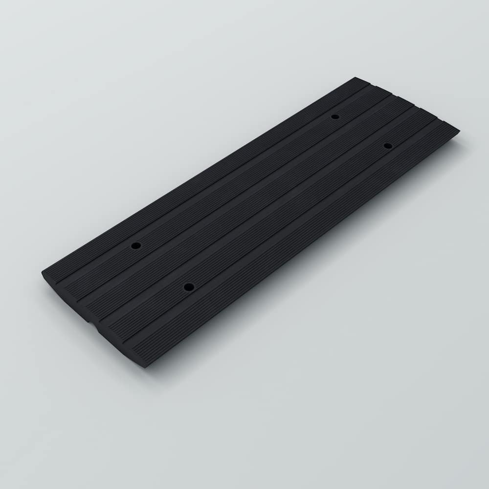 Color : Black, Size : 100x25x10cm FeliciaJuan-ac Threshold Ramp 10cm Rubber Road Road Along The Slope Car Ramp Triangle Pad Traffic Facility Speed Belt Driveway Ramps