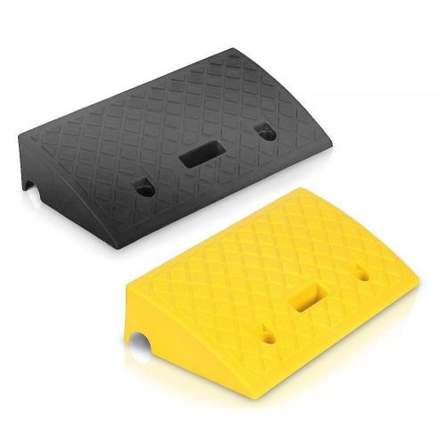 Plastic Curb Ramps for Driveway, Loading Dock, Sidewalk, Car, Truck, Scooter, Bike, Motorcycle, Wheelchair Mobility