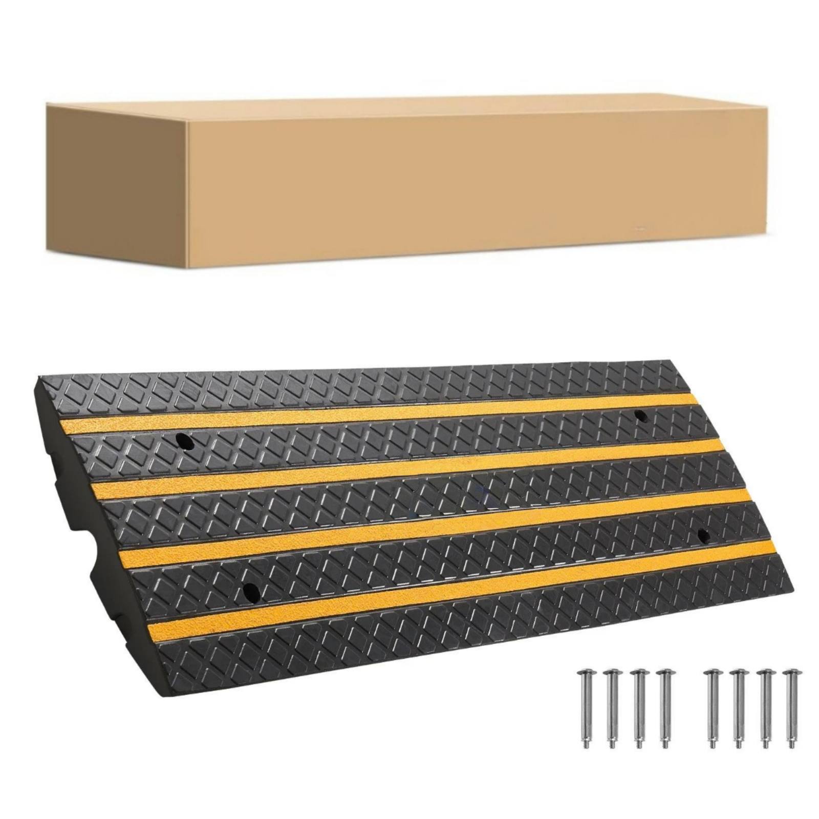 Curb Master Pro Driveway Ramp Kit – Rolled Curb Solution with Mounting Bolts Driveway curb ramp kit with bolts for rolled curbs and low car clearance