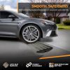 Smooth driveway ramp ensuring safe entry and protecting the car's suspension and underside.