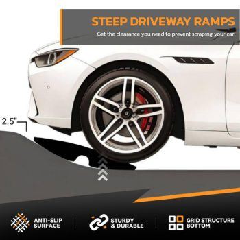 Driveway Curb Ramps | Curb Clearance for Low Cars on Steep Driveways - Image 2