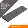 A ramp designed for smooth transitions over driveway curbs and garage entries, ensuring safe and easy access for low-clearance vehicles.