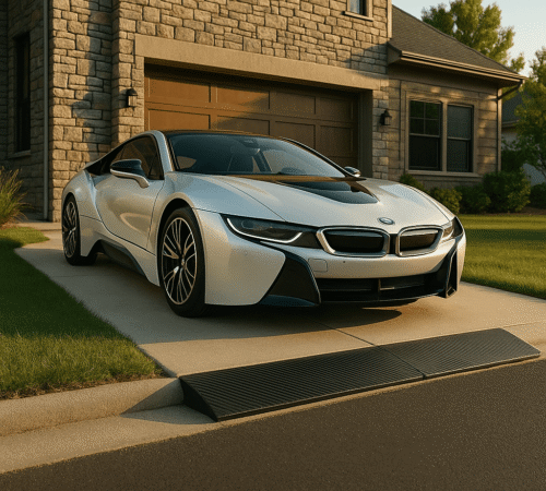 steep-driveway-slope-solution-for-low-profile-car-curb-ramp-installation steep-driveway-slope-solution-for-low-profile-car-curb-ramp-installation