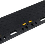 Versatile ramp for seamless pathways in driveways, warehouses, and more 40″L x 12.5″W x 4″H & 5"H