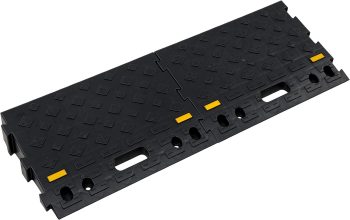 Versatile ramp for seamless pathways in driveways, warehouses, and more 40″L x 12.5″W x 4″H & 5"H