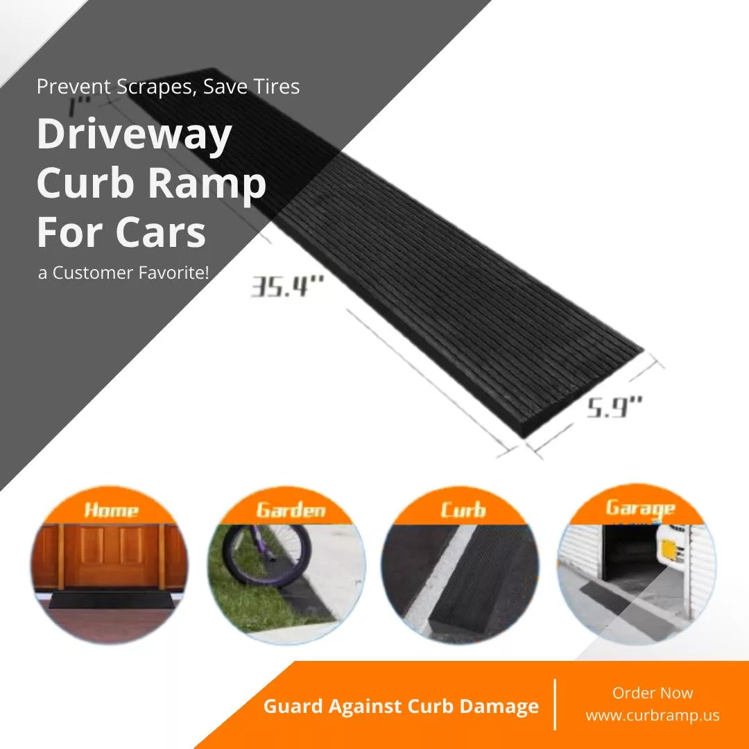 Vehicle ramp kit for seamless entry 35.4"L x 5.9"W x 1"H