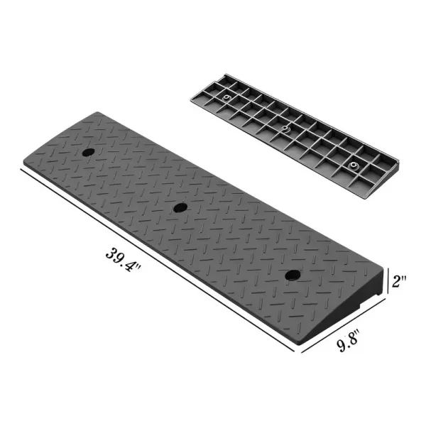 Rubber Ramps For Driveway Aprons with Lips