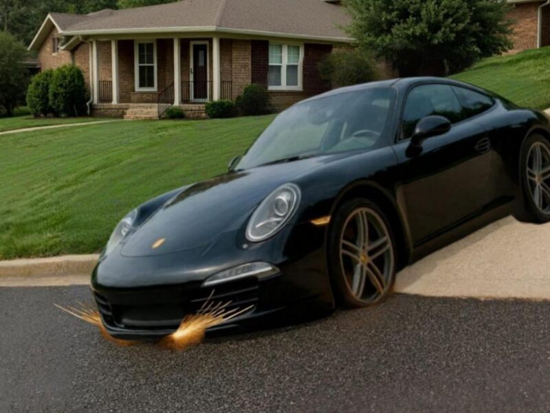 front-bumper-scraping-steep-driveway-approach-low-clearance front-bumper-scraping-steep-driveway-approach-low-clearance