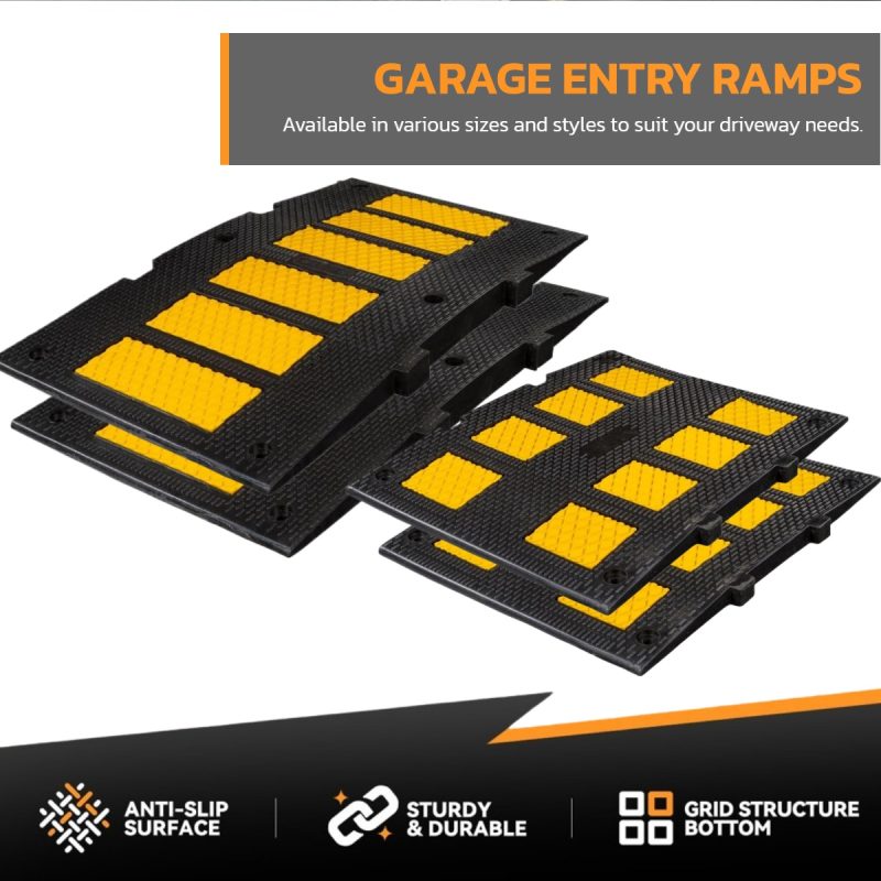 garage-entry-ramp-prevent-bumper-scraping-various-sizes-styles