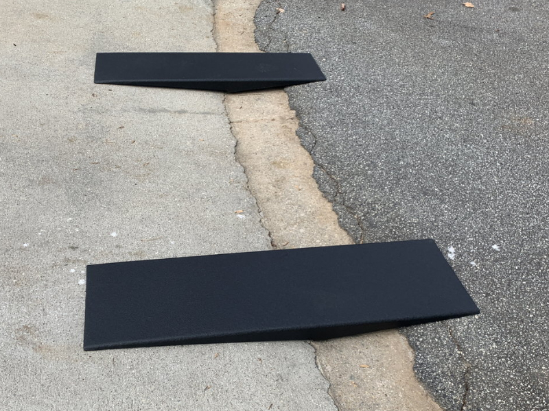 low-profile-car-ramps-curb-street-gutter-dip-protection