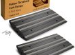 2-foot rubber threshold curb ramps, double pack with 11,000 lbs load capacity, perfect for low-clearance vehicles.