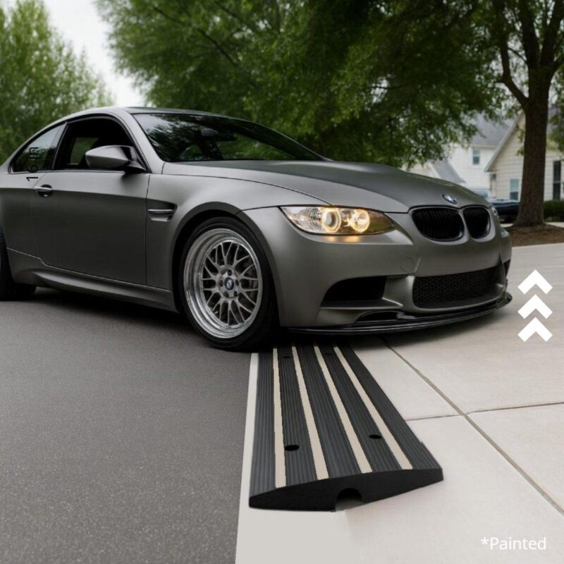 rubber-curb-ramp-for-low-cars-steep-driveway-transition
